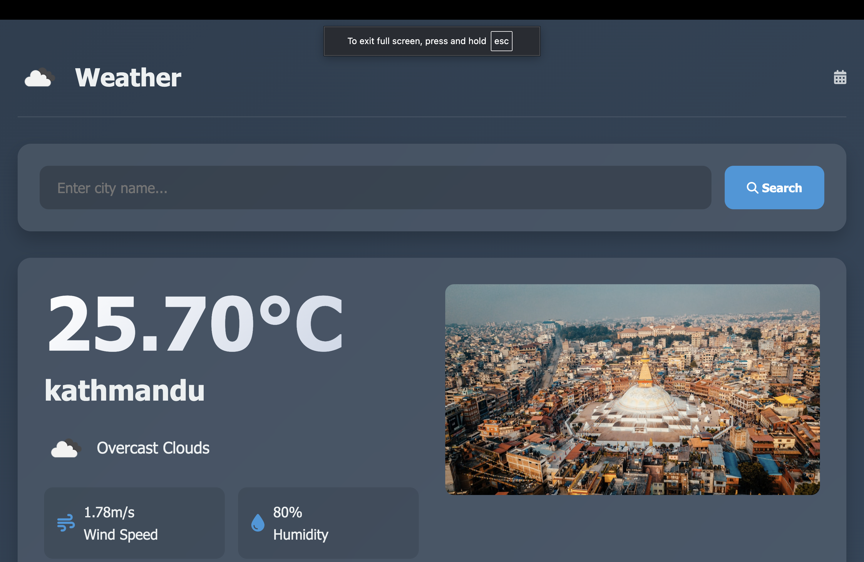 Weather Application
